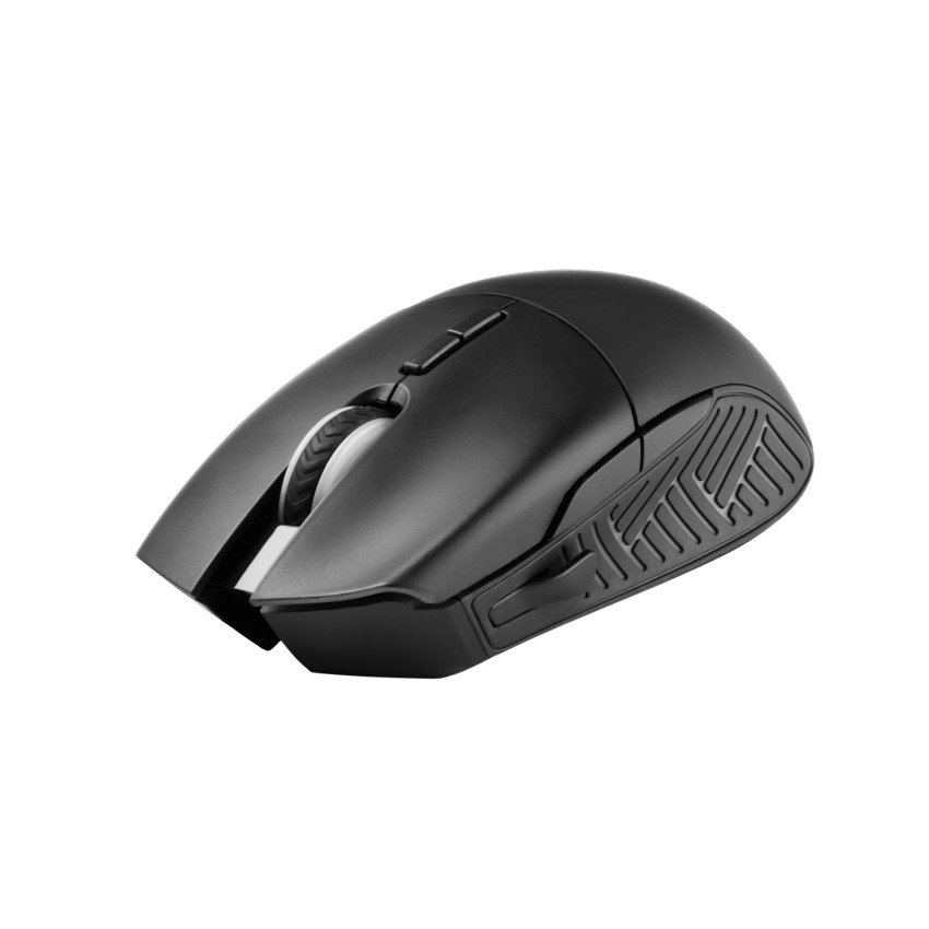 Mouse gaming, L33T Gaming, Wireless, 16000 DPI, Negru (DRAUPNIR)